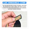 UZZH 23Ft Car Sunroof Seal Strip, Windshield Rubber Seal Strip,