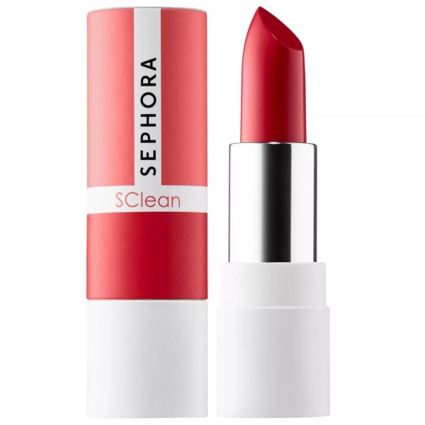 SEPHORA Poppy 06 SClean Hydrating Satin Lipstick 0.12oz/3.5g S Clean