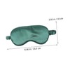 Baluue 3Pcs Silk Sleep Eye Mask Set with Hair Scrunchies