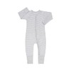 Bonds Baby Zippy - Cotton Blend Zip Wondersuit, Grey Stripe,