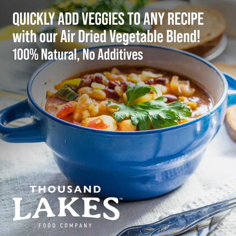 Thousand Lakes Dried Mixed Vegetables Select Soup Blend - Bulk