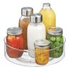 mDesign Lazy Susan Kitchen Rack - Practical Spice Rack For