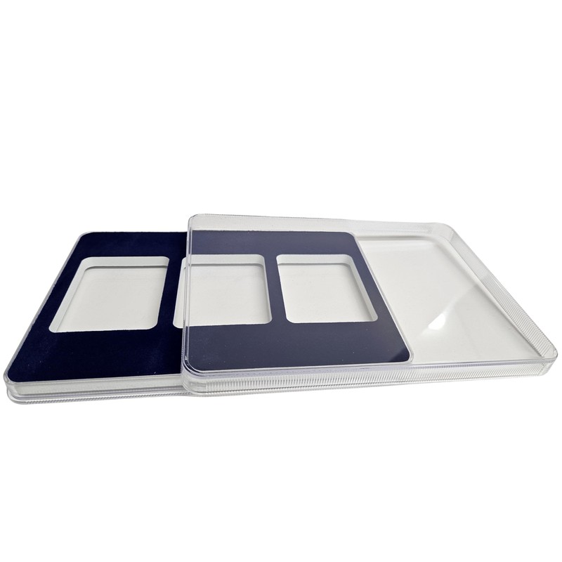 Generic Premium Acrylic Coin Display Storage Case for 3 American