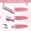 Cluster Eyelashes, Pack of 72 Individual Eyelashes, Eyelash Clusters, DIY
