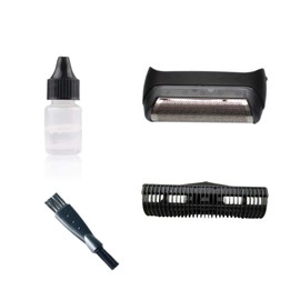 Shaver Foil Screen Cutter Head Cover Fit w/Rozor Shaver Oil& Cleaning Brush Compatible for Br-aun 10B 20B Series Electric Razor