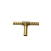 QLXHBOT 1/4" Hose Barb Fitting,Tee 3 way Brass Fitting Intersection/Split
