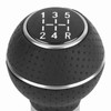 5 Speed Gear Shift Knob Stick Aluminium Alloy and Leather