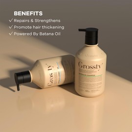 Grossty Batana Oil Conditioner for Dry, Damaged Hair, Nourish, Repair, Hydrate, and Strengthen Hair for Softness & Shine 16.9 FL OZ