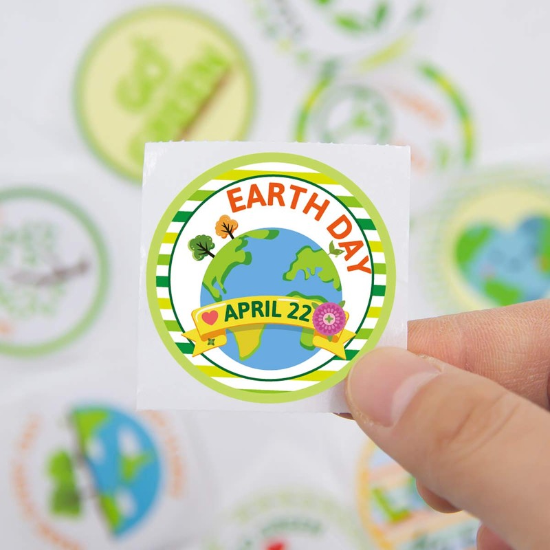 Fancy Land Save The Earth Stickers for Kids 500 Pcs