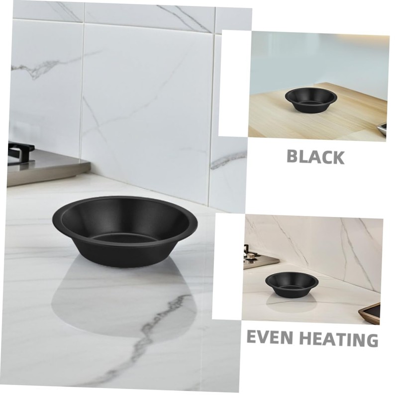 BUGUUYO 2PCS Mini Nonstick Bake Pans Carbon Steel Round Baking