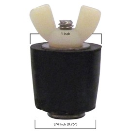 No. 5 Rubber Plug for 1 Inch Tube