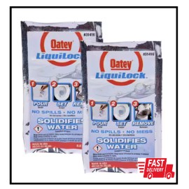Oatey Liquilock 6 oz. Toilet Water Solidifier Gel (2-Pack)