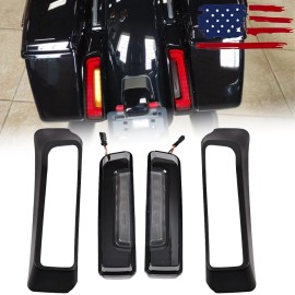 Unbranded For Harley Street Glide / Road Glide 2024 LED Rear Fender Saddlebag Side Light