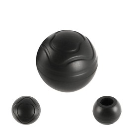 Laroal 4 Pack Chair Foot Covers, Furniture Pads, Scratch-Resistant End Caps, Chair Leg Protectors, Rubber Ball Feet for Outdoor Camping (Black)