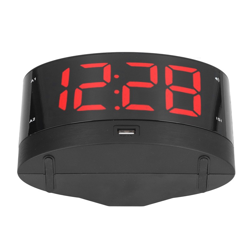 Digital Alarm Clock USB Charging Alarm Clock with 3 Vibration