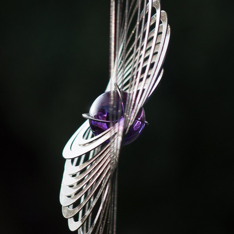 CIM Stainless Steel Wind Chime - Swirl 200 - Dimensions: