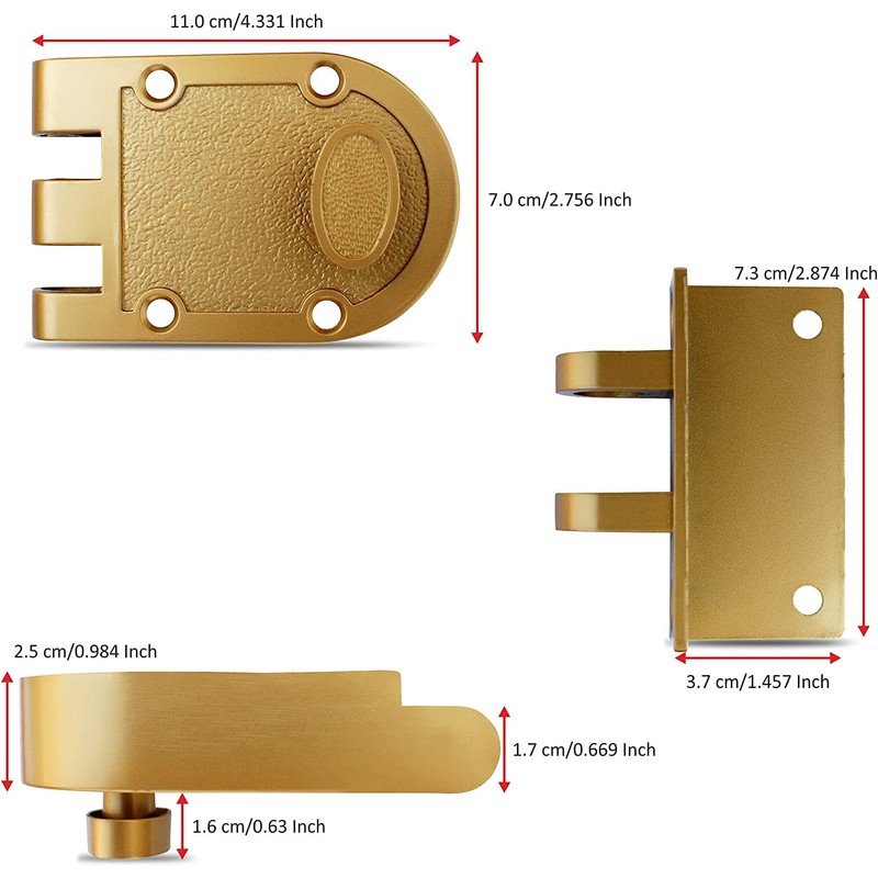 NU-SET Lock | Jimmy Proof Style Deadbolt Lock | Inter