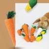 Orange Hamster Chew Toys Rabbit Bite Grind Teeth Toys Corn