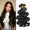 DSEKCAIN Body Wave Human Hair Bundles 16 18 20 Inch