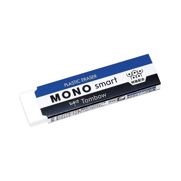 Tombow Pencil Eraser, Mono Smart ET-ST, Set of 7