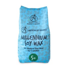 American Soy Organics American Soy Organics - 5 lb Bag of Millennium Wax Natural Soy Wax for Candle Making