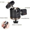 UTEBIT Mini Ball Head, Tripod Head with 1/4" hot Shoe,