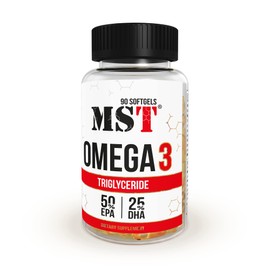 Omega 3 High Dose EPA 550 DHA 250 | Triglyceride Omega 3 | 90 Fish Oil Capsules | MST Nutrition