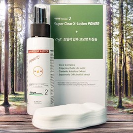 On days like this, skin moisturizing skin care, skin moisture Super Clear / 이런날엔 피부보습 피부관리 피부촉촉 슈퍼 클리어 엑스 로션 파워 + 코솜 50p 세트 1개 100ml