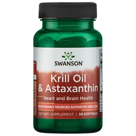 Swanson Krill Oil & Astaxanthin 30 Sgels