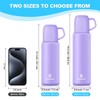 Thermal Flask with Cup 538ml/18.6oz Flask for Hot Drink, Vacuum