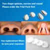 WoodyKnows Super-Defense Nasal Filters (Narrow, S, 6 Pack)