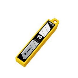 Tajima LB65-20H Spare Blades, Silver, 25 mm, Set of 20 Pieces