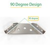 Universal Stainless Steel Furniture Corner Connector Heavy Duty Corner Bracket,20