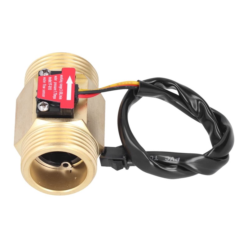 Water Sensor Meter Flowmeter 1.3in Brass Male Thread Swimming Pool