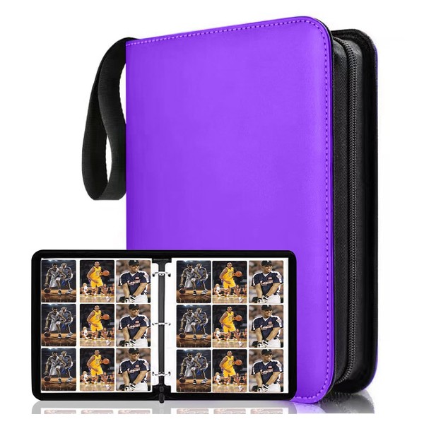 9 Pocket Trading Card Binder, 900 Pockets Basketball Card Binder