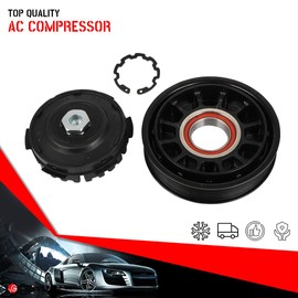 cciyu Air Conditioning Compressor Clutch 2012-2017 Fit for Toyota Camry 2.5L 2009-2012 Fit for Toyota RAV4 2.5L Replaces AC Compressor for Car 6 Grooves