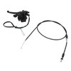 Thumb Throttle Cable with Dual Brake Lever Assy 22mm Aluminium