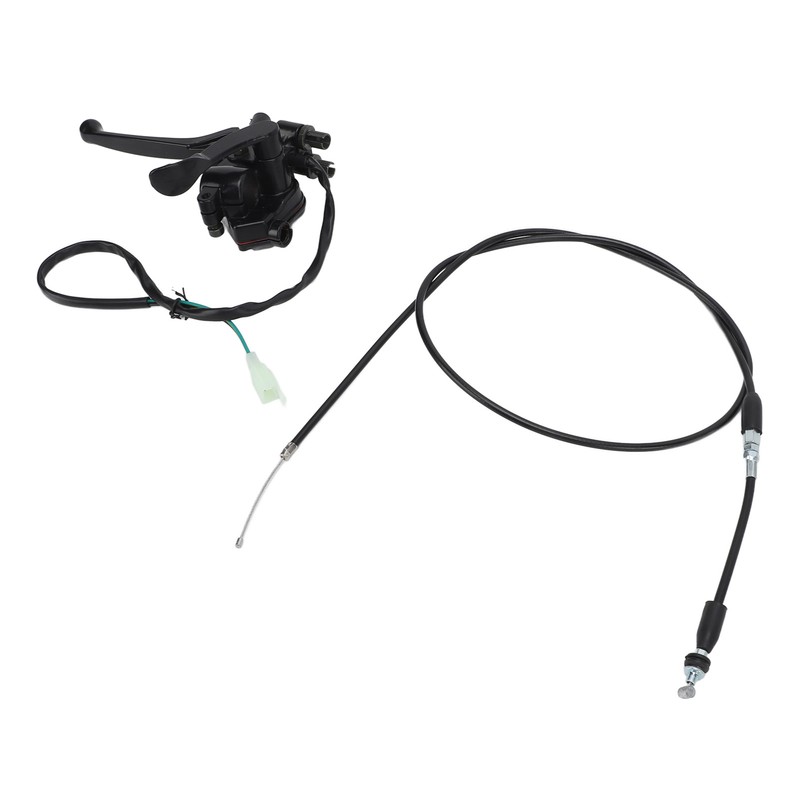 Thumb Throttle Cable with Dual Brake Lever Assy 22mm Aluminium