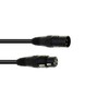 EUROLITE DMX Cable XLR 3-Pin 3 m Black High Quality