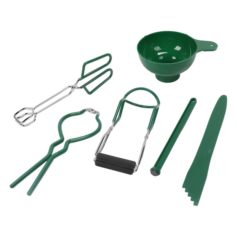 6 Pcs Canning Kit Canning Funnel Tong Bubble Popper Jar
