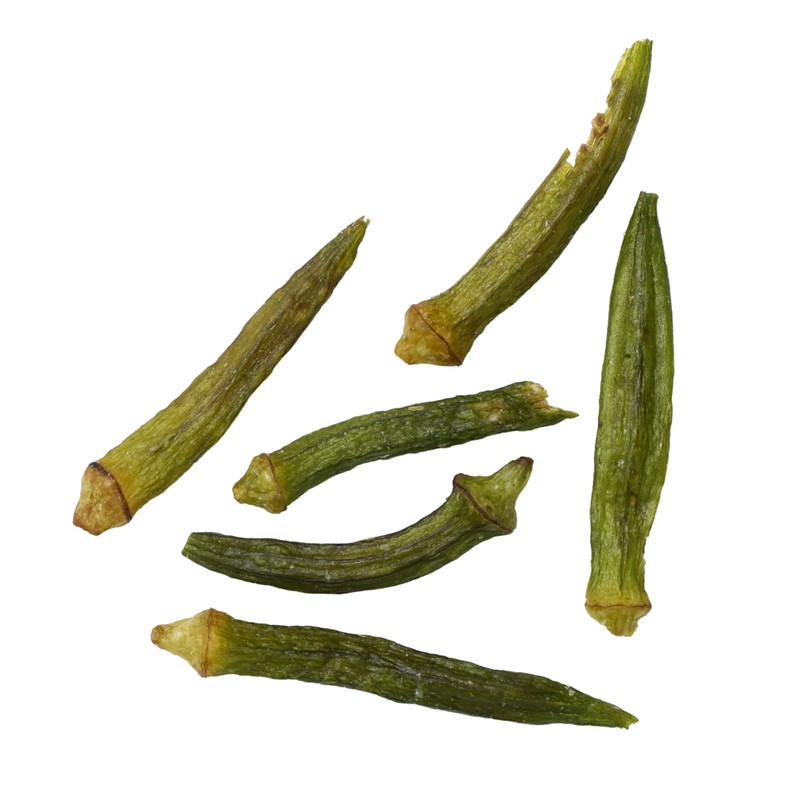 Okra Chips, 2 Pound Bag, Veggie Chips, Vegetable Snacks, The