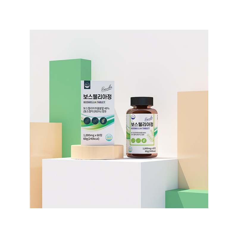 Welliz 웰리즈 보스웰리아정 1000mg x 60정 3개 6개월분 Welliz Boswellia