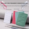 HaimiLiya Pre-treatment Cuticle Pusher, Russian Prep Nail Pushers, Dual Ended