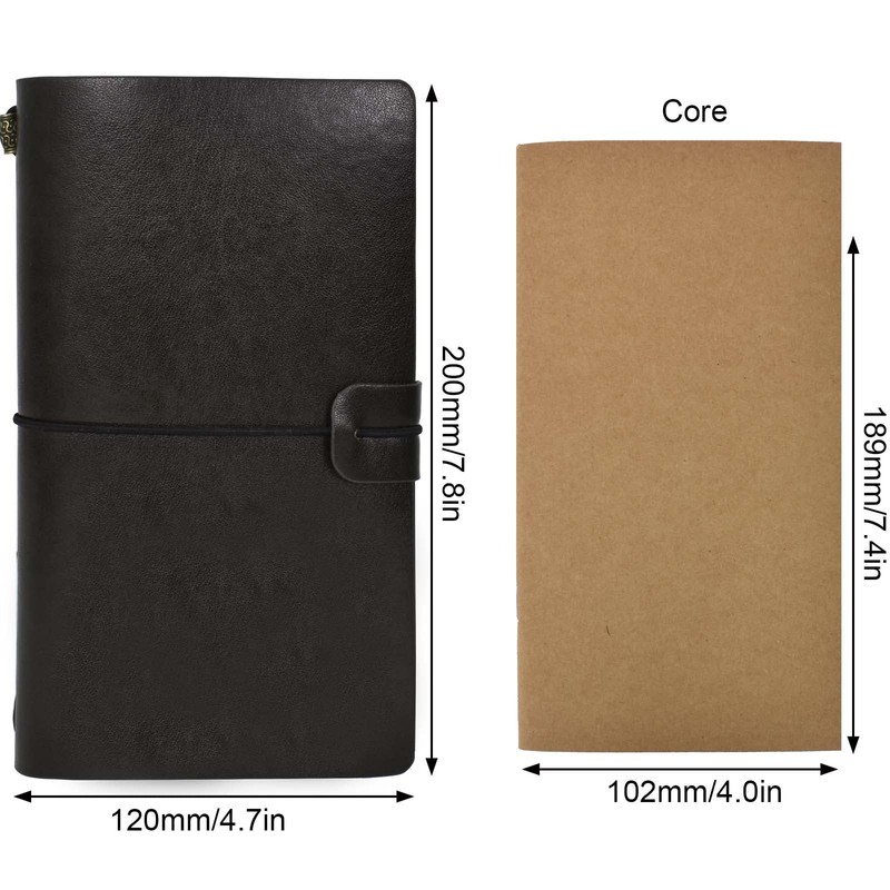 YILANJIN A6 Notebook, 144 Pages (72 Sheets) Hardback Notebook, Memo