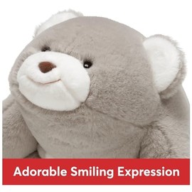 GUND Original Snuffles Teddy Bear, Premium Stuffed Animal for Ages 1 and Up, Gray, 10”