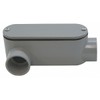 CANTEX Conduit Outlet Body, PVC, LR