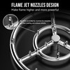 Skyflame 12-Inch Round Stainless Steel Fire Pit Jet Burner Ring