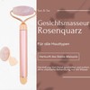 Masseur Face Roller Stone Quartz Electric Pink - Roller in