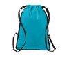 Port Authority Zip-It Cinch Pack. BG616, Tropic Blue/ Black, OSFA