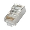 LINDY 62406 Shielded RJ-45 Male Connector, 8 Pin CAT5e, Pack